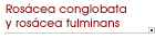 Ros�cea conglobata y ros�cea fulminans